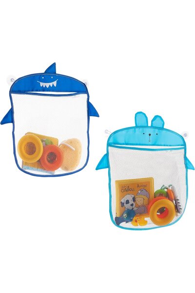 Ayawaska Organizator pentru jucarii de baie copii, set 2 bucati, cu ventuze, ...