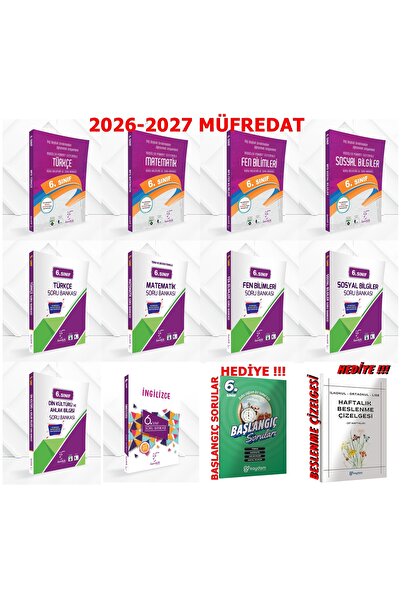2026-2027 MÜFREDAT 6.SINIF MPS KONU ANLATIM +TÜM DESLER SORU BANKASI SETİ KAREKÖK