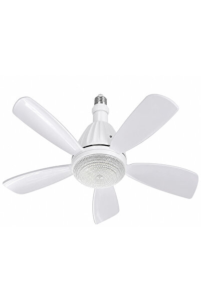 Genel Markalar Eco Lounge 1 adet FİM Kristal 50W Ledli 5 Kanat Tavan Vantilat...