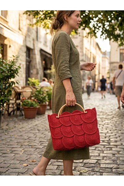 ARTTMACRAME Handmade Knitted Bag |   Casual and Stylish Women's Bag Models
