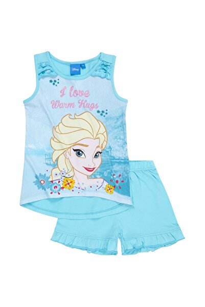 Disney Frozen Pijama 4-10 ani cu print foto de calitate, tricot single 100% b...