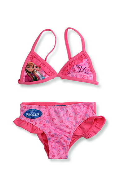 Disney Frozen 2-piece swimsuit cyclam 3-8 years with Quick-Drying made of Pol...