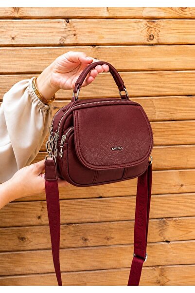 MEGA ÇANTA Original Women's 5-Section Hand and Crossbody Bag (Tm7032)