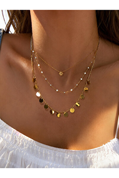 ELORRASS Pul gold kolye