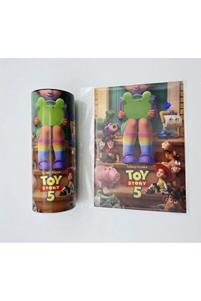 HOLOL A4 Size Metal Plate and Thermal Mug Set with Toy Story 5 Design