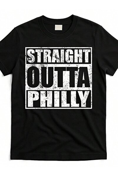 Astogria13 تي شيرت Straight Outta Philly بنفس النمط للرجال والنساء 2025 تي شي...