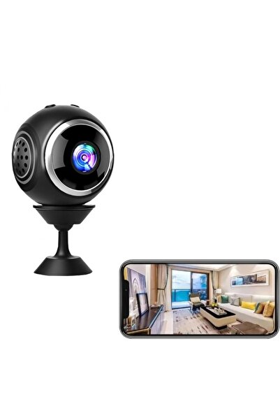 OnShop Mini camera de supraveghere WIFI, Functioneaza cu baterie, Full HD, Ma...
