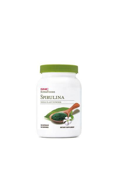 GNC Spirulina 500mg Superfoods 100cps