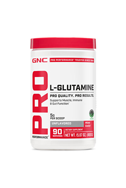 GNC L-Glutamina Micronizata Pudra 5000mg fara Aroma Pro Performance 450g