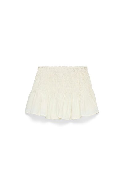 Vero Moda Fustă mini de damă 10350924 Albă