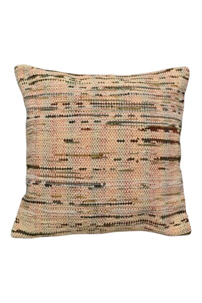 El Dokuma Kilim Kırlent Yastık Kılıfı 1480 - Yeni - Çok Renkli
