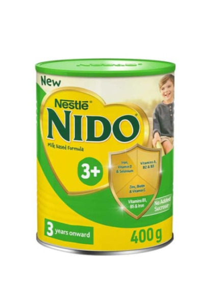 Nestle حليب نيدو ثري بلس لنمو الأطفال من سن 3 إلى 5 سنوات 400 جرام
