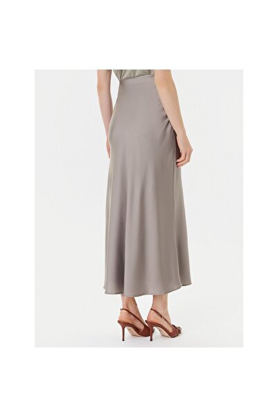 Guess Fustă midi de damă W5YD55WF1T2 Gri