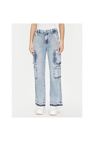 Guess Blugi de damă W5RA97D5LG1 Albastru