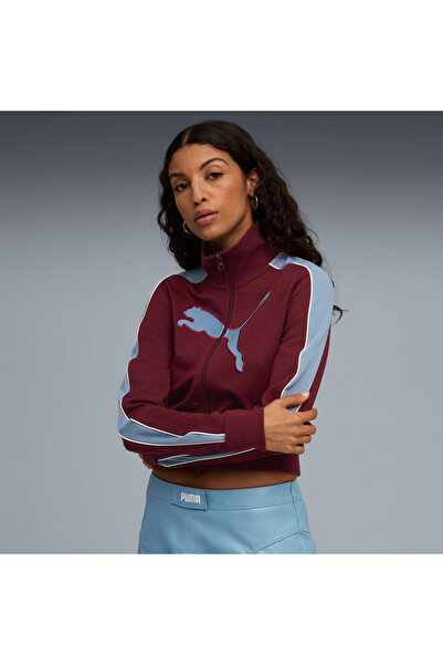 Puma Womens FUTURE.PUMA.ARCHIVE T7 Slim Cropped Track Jacket