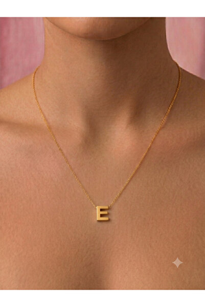 BİJU YILMAZ Letter Pendant Gold