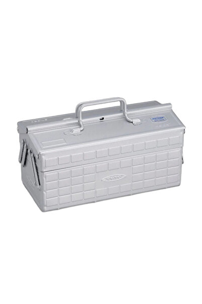 Toyo Steel St-350 Tool Storage Box Silver Metal Storage Box