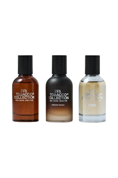 Zara TOBACCO COLLECTION DISCOVERY SET EDP 3X30ML ERKEK PARFÜM ( 1.01 FL. OZ)