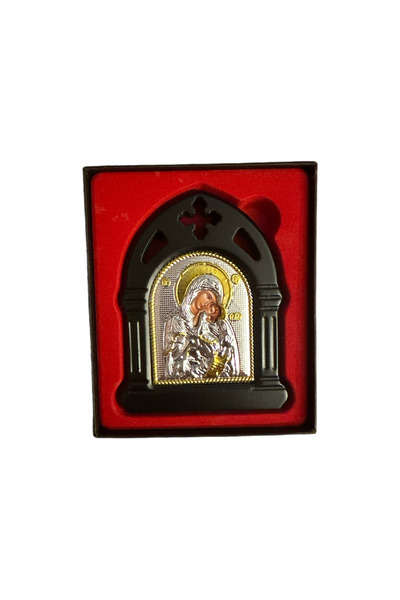 Zenorius Wooden icon C015 with gilded frame Mother and Child