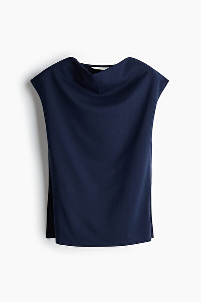 H&M Degaje Yakalı Jarse Üst