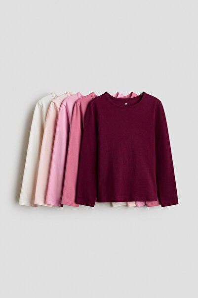H&M 5'li Uzun Kollu Tişört
