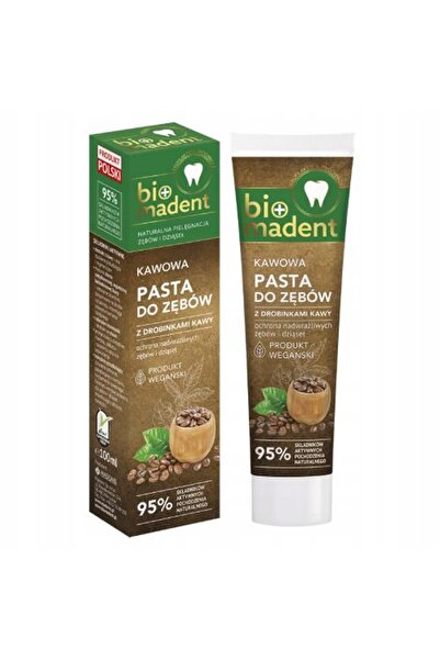 NO BRAND Pastă de dinți BIO MADENT Kawowa cu granule de cafea 100 ml