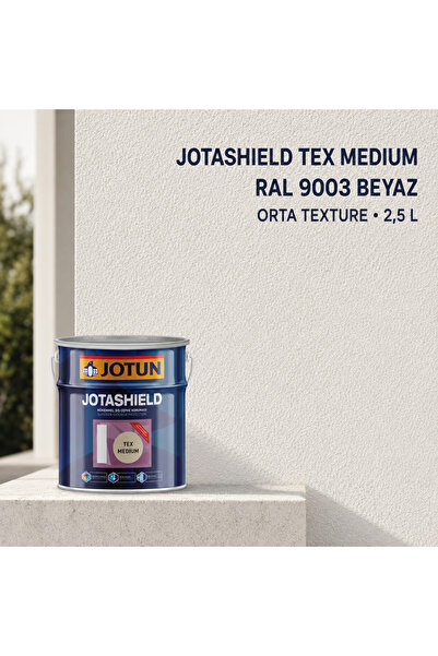 Jotun Jotashield Tex Medium %100 Saf Akrilik Orta Tekstürlü Dış Cephe Boyası ...