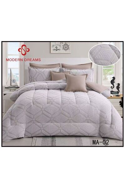 Modern Dreams Nefren Summer Bedspread 8 Pieces - Cold and Soft Fabric - Size ...