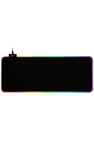 GMS Ποντικομαξιλάρο Gaming XXL 800mm με Φωτισμό RGB μέσω USB Μαύρο 52611302
