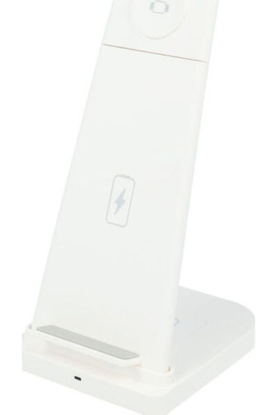 OEM Ασύρματος Φορτιστής (Qi Pad) 15W Power Delivery Λευκός (B-12)