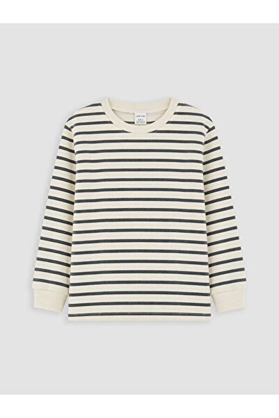 LC Waikiki Sparkling Choices from Shining Store Zero Roba Collar Striped Boy'...