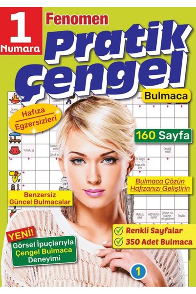 Maxi Yayıncılık Fenomen Pratik Çengel Bulmaca 01 / Bertan Kodamanoğlu / / 9786258981223