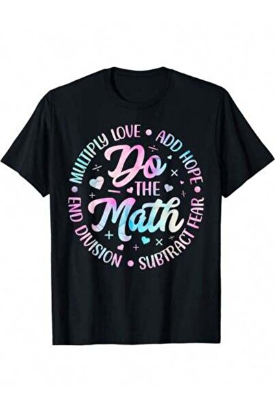 799 تي شيرت Do The Multiply Love Add Hope Math Teacher Tie Dye - تي شيرت كاجو...