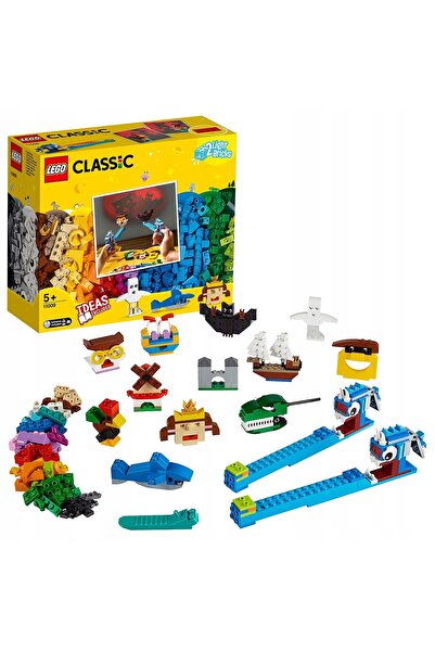 LEGO CLASIC Cărămizi și lumini 11009+ GEANTĂ