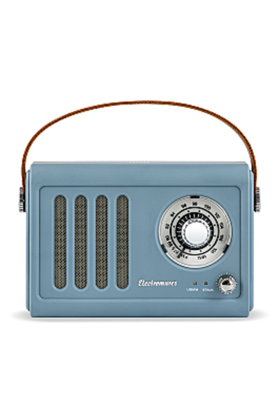 Electromures Radio portabil EM 1006, Bluetooth, Retro, Albastru