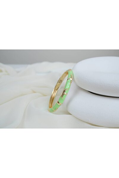 ATELİER TUĞBA Klpç101 Mineli Sea Star Gold Clamp (Interior Diameter 5.8 cm)