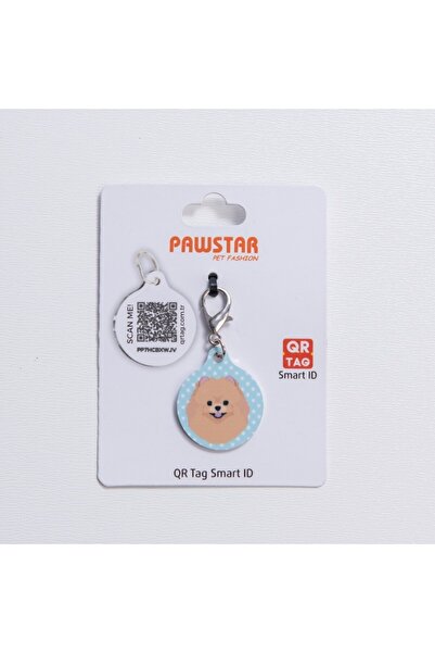 Pawstar Pomeranian Desenli Qr Tag Evcil Hayvan Künyesi İsimlik Pet Tag Köpek ...