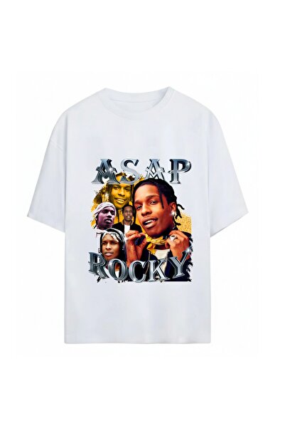 SVART WEAR Asap Rocky Printed Unisex Oversize 100% Cotton T-Shirt