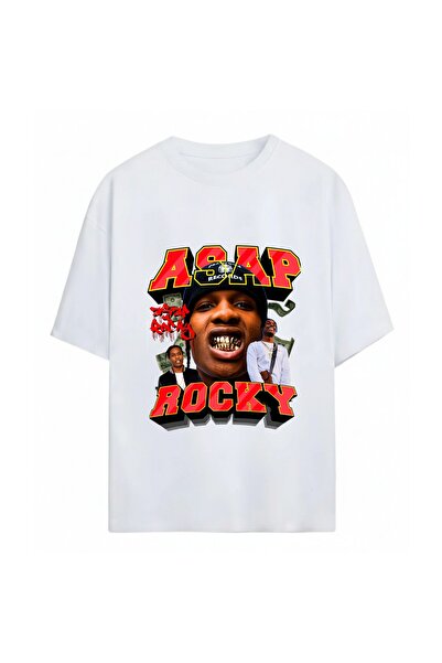 SVART WEAR Asap Rocky Printed Unisex Oversize 100% Cotton T-Shirt