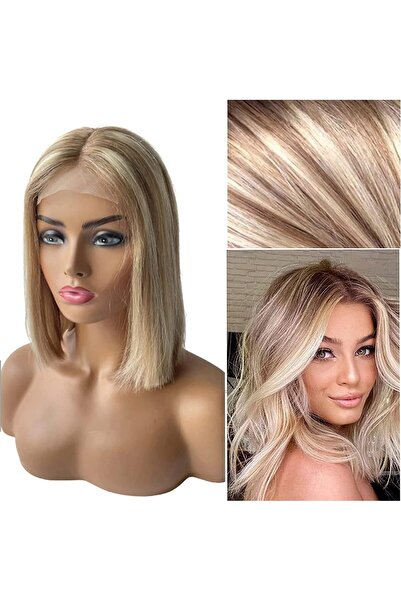 Estelle Lace Front Human Hair Bob Wig, Pre Plucked Hairline Short Lace Front ...