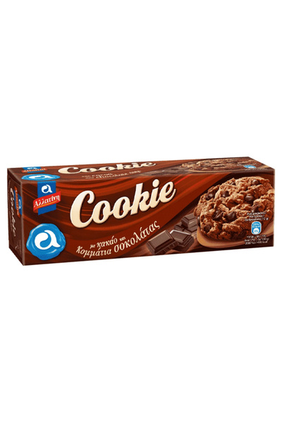 ALLATINI ΑΛΛΑΤΙΝΗ COOKIE 175gr. (ΜΕ ΚΑΚΑΟ ΚΑΙ ΚΟΜΜΑΤΑΚΙΑ ΣΟΚΟΛΑΤΑΣ)
