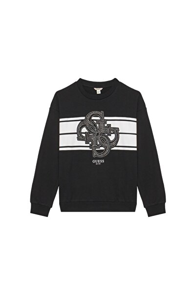 Guess Bluză de fată J5YQ01KA6R4 Negru