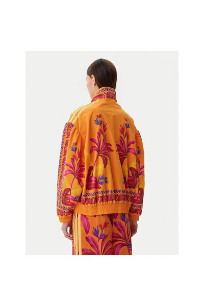 adidas Jachetă de tranziție pentru femei JD6305 Portocaliu
