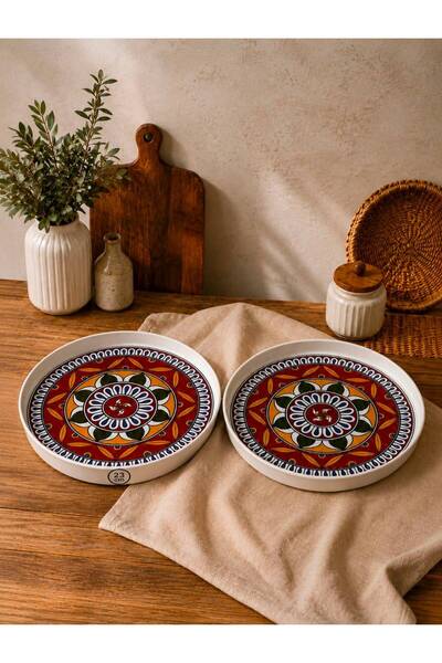 USTAOGLUHOME 2-Piece Mica Presentation Tray (Made from High-Quality Materials)