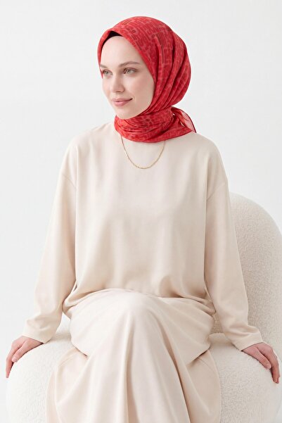 Silk Home وشاح ناعم بلون فوشيا