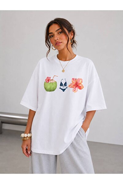 khufu Oversize Fit Cotton Hindopat Printed Relaxed Cut Unisex T-Shirt