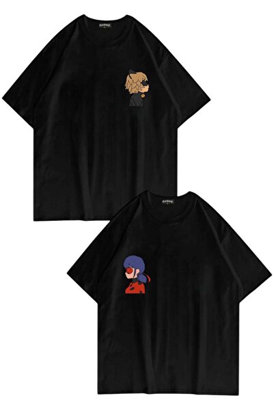 Carpe Black Ladybug Oversize T-shirt