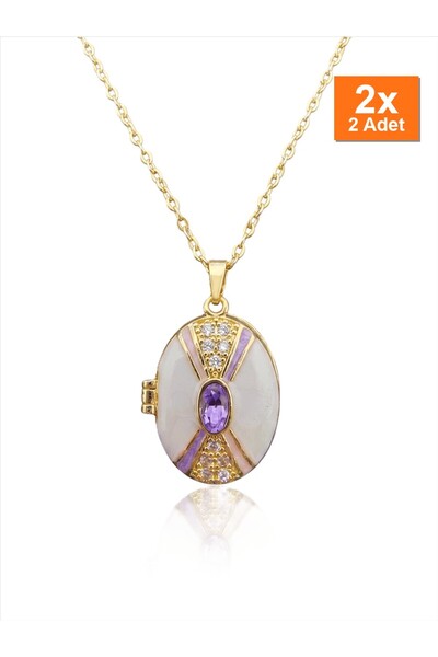 Bozhi Steel Necklace Gold 45cm Stylish Gift