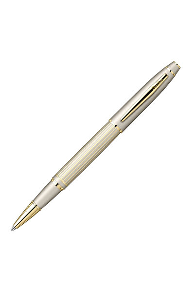 Scrikss WizDesign 35L ROLLER KALEM ÇİZGİ DESENLİ SATEN ALTIN (ÖMÜR BOYU GARAN...