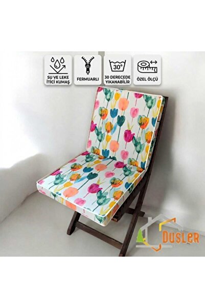 DÜŞLER EV TEKSTİLİ 40x80 Šareni tulipan uzorak, vodootporan i otporan na mrlj...